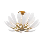 Metropolitan Lighting N3424-870 Painted Legacy Brass Vellinor 28'' 4-light Semi-flush Mount Image 1