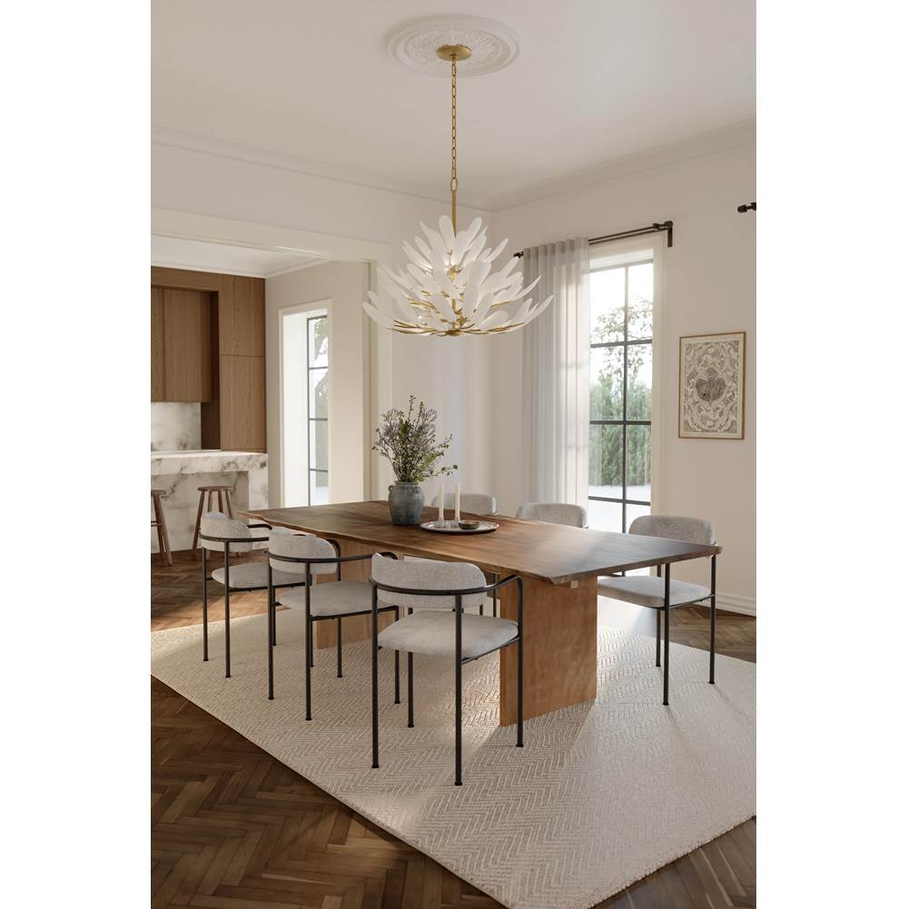 Metropolitan Lighting N3428-870 Painted Legacy Brass Vellinor 42'' 10-light Chandelier Image 5