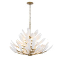 Metropolitan Lighting N3428-870 Painted Legacy Brass Vellinor 42'' 10-light Chandelier Image 1