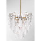 Metropolitan Lighting N3475-732 Legacy Brass Verla Crest 18'' 5-light Pendant Image 6