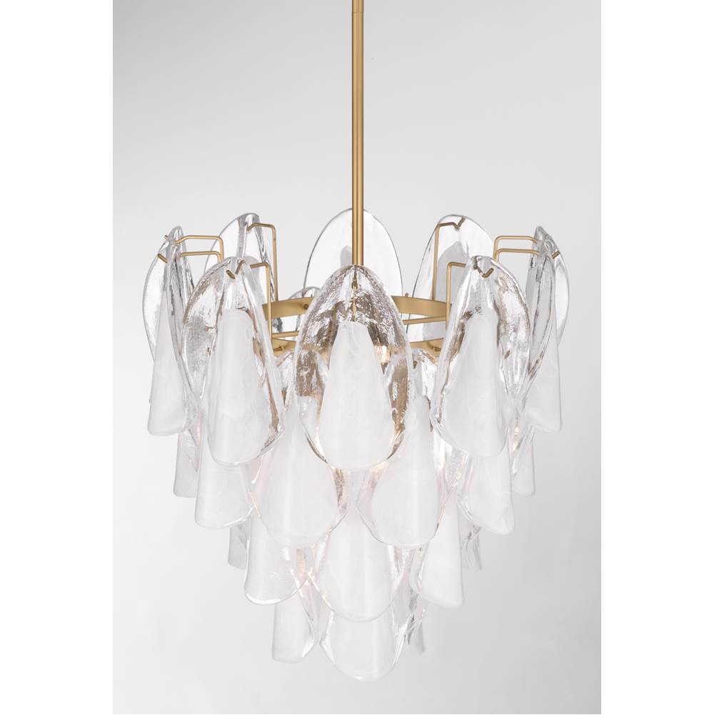 Metropolitan Lighting N3475-732 Legacy Brass Verla Crest 18'' 5-light Pendant Image 6