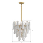 Metropolitan Lighting N3475-732 Legacy Brass Verla Crest 18'' 5-light Pendant Image 2