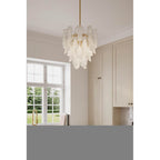 Metropolitan Lighting N3475-732 Legacy Brass Verla Crest 18'' 5-light Pendant Image 3
