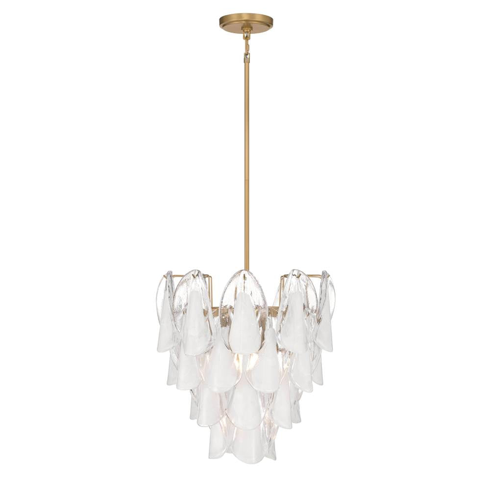 Metropolitan Lighting N3475-732 Legacy Brass Verla Crest 18'' 5-light Pendant Image 1