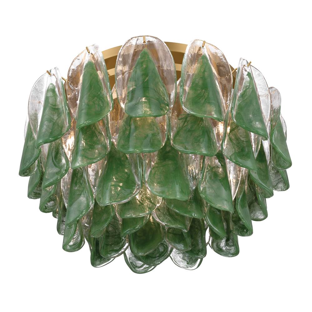 Metropolitan Lighting N3476-G-732 Legacy Brass Verla Crest 24.25'' 6-light Flush Mount Image 5