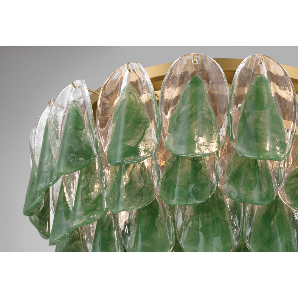 Metropolitan Lighting N3476-G-732 Legacy Brass Verla Crest 24.25'' 6-light Flush Mount Image 4