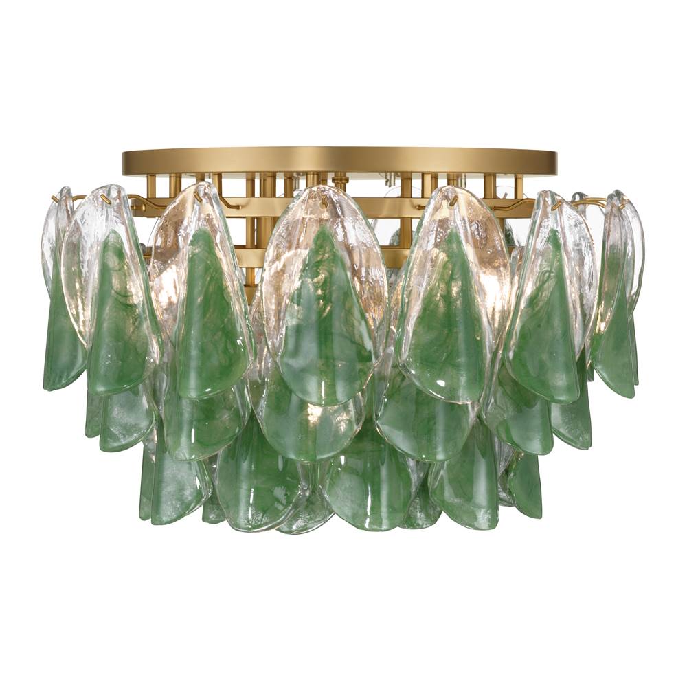 Metropolitan Lighting N3476-G-732 Legacy Brass Verla Crest 24.25'' 6-light Flush Mount Image 1