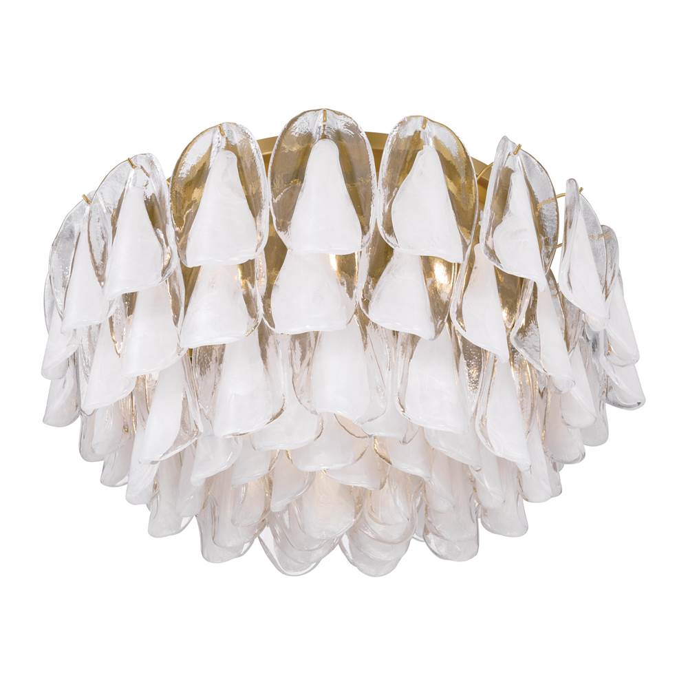 Metropolitan Lighting N3477-732 Legacy Brass Verla Crest 31.25'' 11-light Flush Mount Image 6