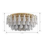 Metropolitan Lighting N3477-732 Legacy Brass Verla Crest 31.25'' 11-light Flush Mount Image 2
