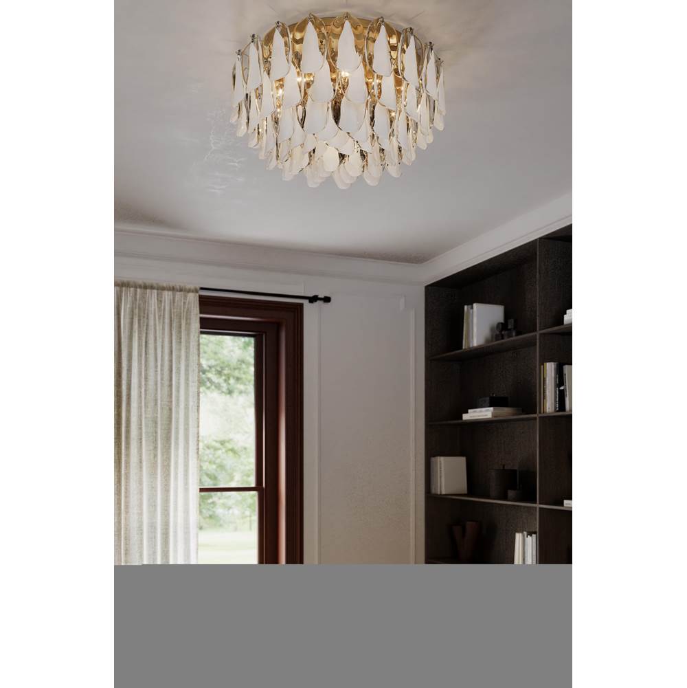 Metropolitan Lighting N3477-732 Legacy Brass Verla Crest 31.25'' 11-light Flush Mount Image 3