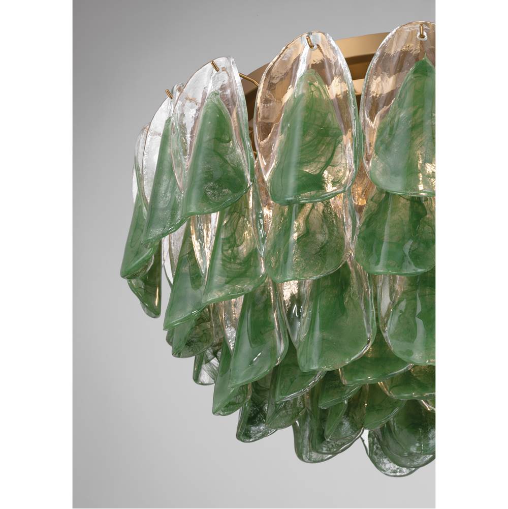 Metropolitan Lighting N3477-G-732 Legacy Brass Verla Crest 31.25'' 11-light Flush Mount Image 4