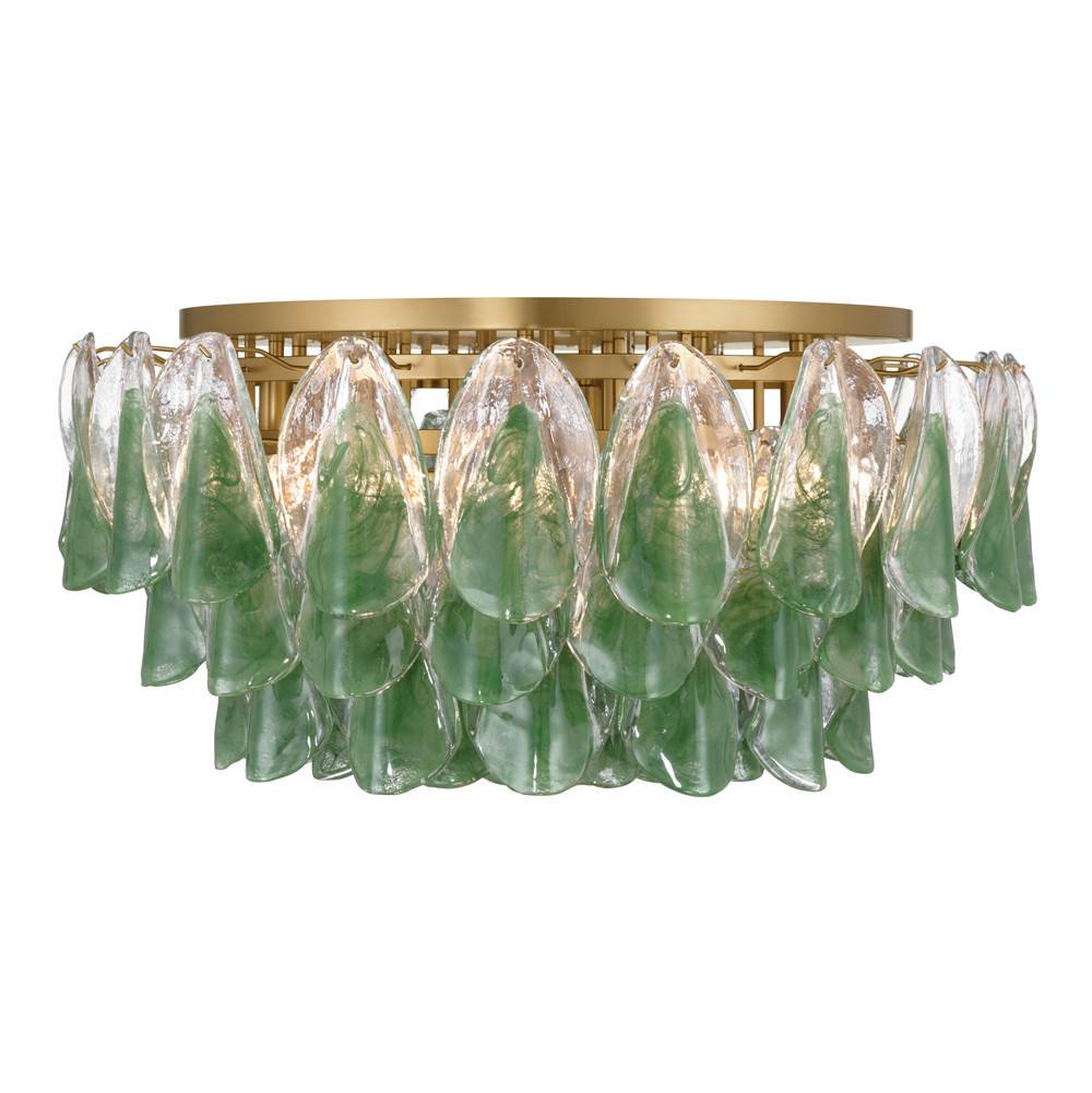 Metropolitan Lighting N3477-G-732 Legacy Brass Verla Crest 31.25'' 11-light Flush Mount Image 1