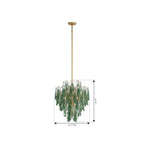 Metropolitan Lighting N3478-G-732 Legacy Brass Verla Crest 22.5'' 13-light Pendant Image 2