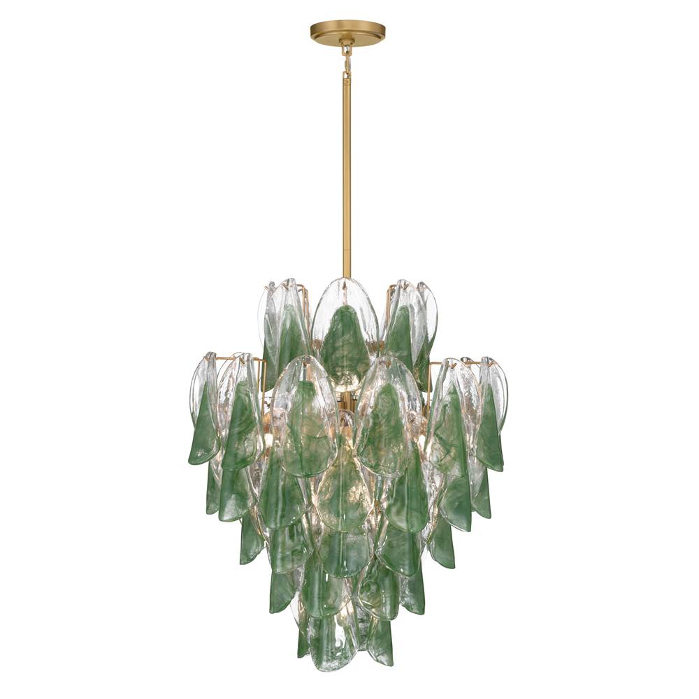 Metropolitan Lighting N3478-G-732 Legacy Brass Verla Crest 22.5'' 13-light Pendant Image 1