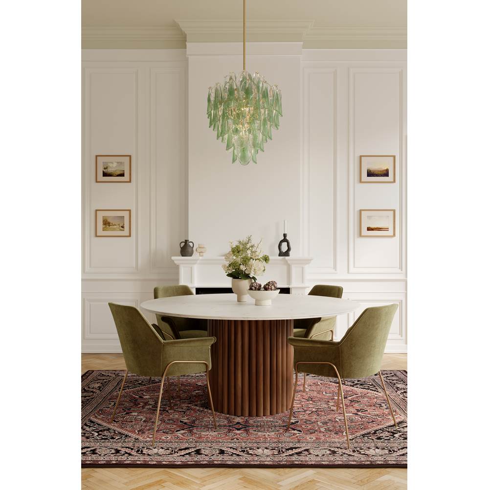 Metropolitan Lighting N3478-G-732 Legacy Brass Verla Crest 22.5'' 13-light Pendant Image 3