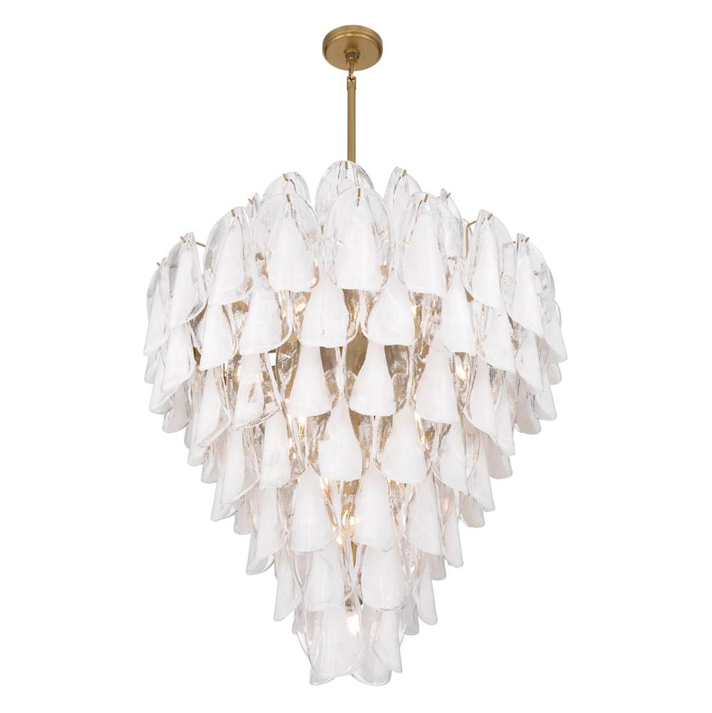 Metropolitan Lighting N3479-732 Legacy Brass Verla Crest 32.5'' 21-light Pendant Image 7