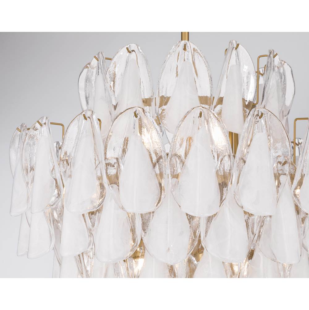Metropolitan Lighting N3479-732 Legacy Brass Verla Crest 32.5'' 21-light Pendant Image 6