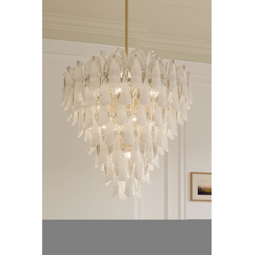 Metropolitan Lighting N3479-732 Legacy Brass Verla Crest 32.5'' 21-light Pendant Image 3