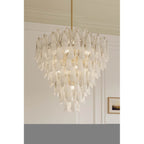 Metropolitan Lighting N3479-732 Legacy Brass Verla Crest 32.5'' 21-light Pendant Image 3