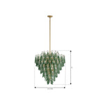 Metropolitan Lighting N3479-G-732 Legacy Brass Verla Crest 32.5'' 21-light Pendant Image 2