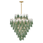 Metropolitan Lighting N3479-G-732 Legacy Brass Verla Crest 32.5'' 21-light Pendant Image 1