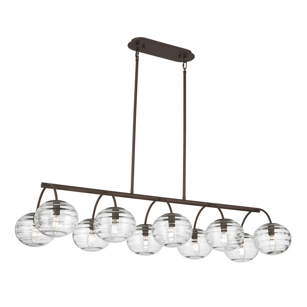 Metropolitan Lighting Lenora 47'' 10-light Linear Chandelier