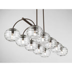Metropolitan Lighting N3507-860 Dark Bronze Lenora 47'' 10-light Linear Chandelier Image 6