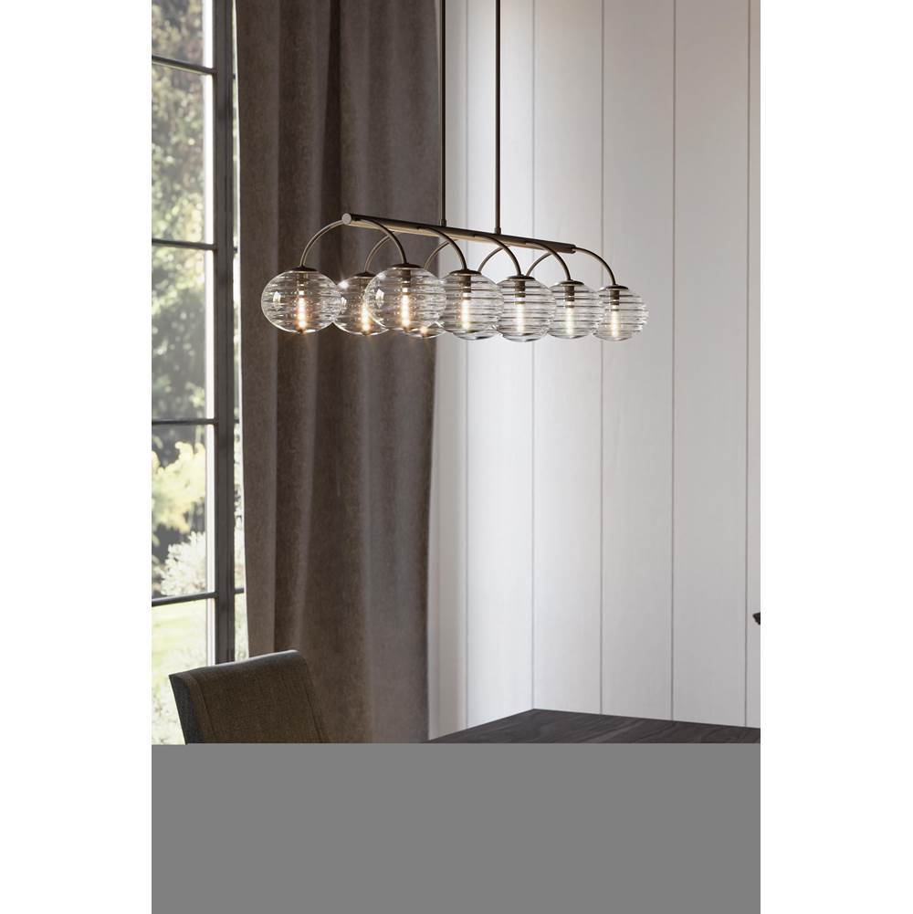 Metropolitan Lighting N3507-860 Dark Bronze Lenora 47'' 10-light Linear Chandelier Image 3