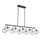 Metropolitan Lighting N3507-860 Dark Bronze Lenora 47'' 10-light Linear Chandelier Image 1