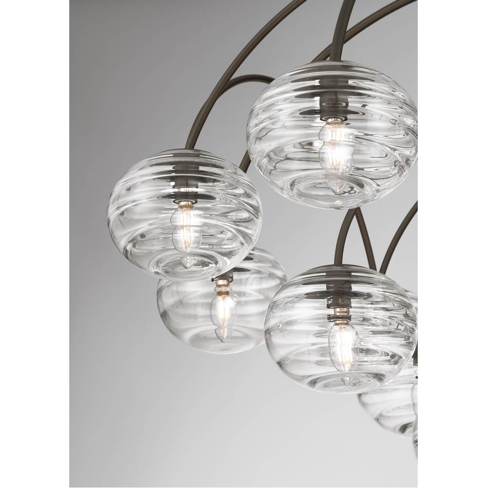 Metropolitan Lighting N3508-860 Dark Bronze Lenora 34.25'' 13-light Chandelier Image 5