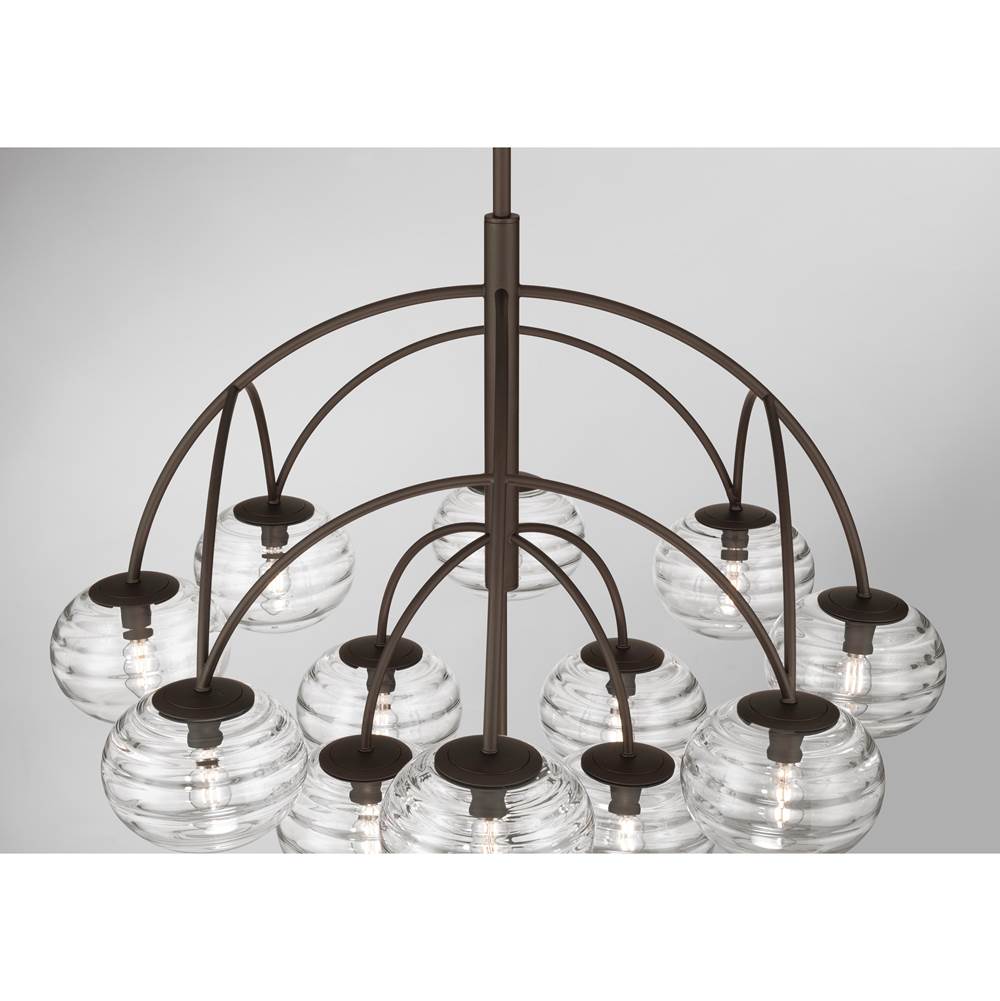 Metropolitan Lighting N3508-860 Dark Bronze Lenora 34.25'' 13-light Chandelier Image 4