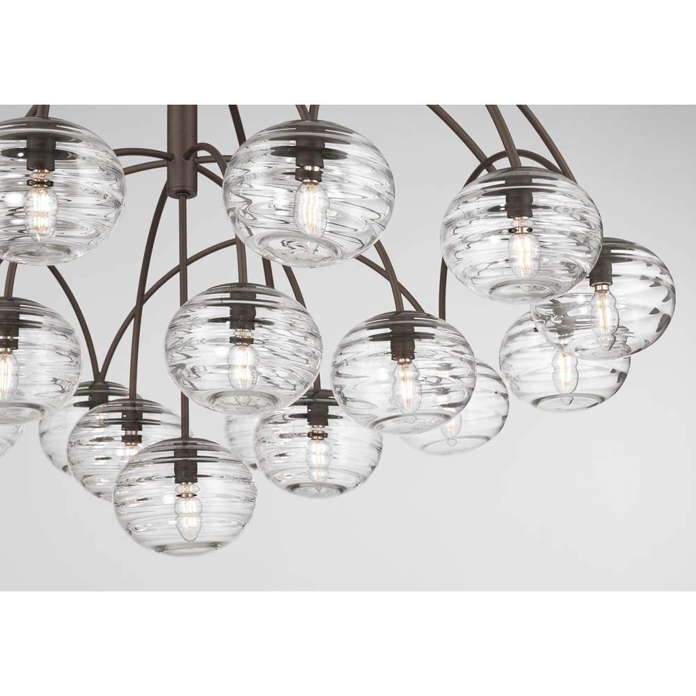 Metropolitan Lighting N3509-860 Dark Bronze Lenora 47.75'' 19-light Chandelier Image 6