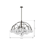 Metropolitan Lighting N3509-860 Dark Bronze Lenora 47.75'' 19-light Chandelier Image 2