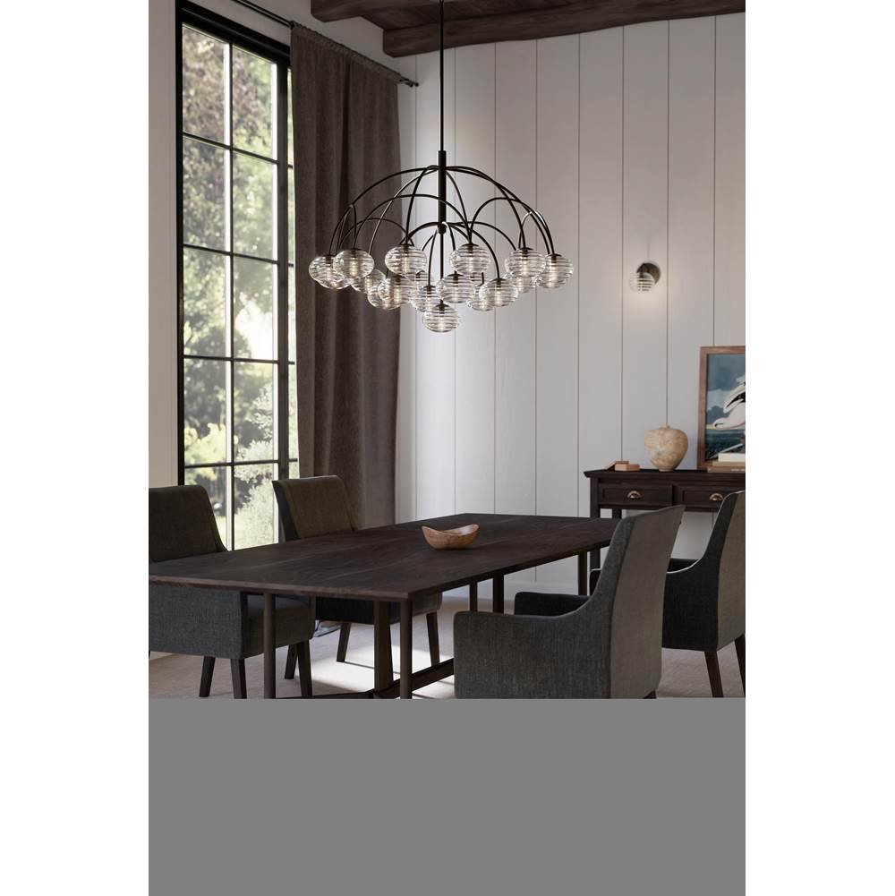 Metropolitan Lighting N3509-860 Dark Bronze Lenora 47.75'' 19-light Chandelier Image 4