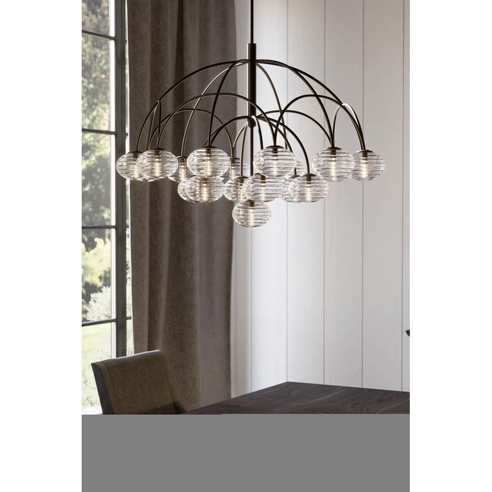 Metropolitan Lighting N3509-860 Dark Bronze Lenora 47.75'' 19-light Chandelier Image 3