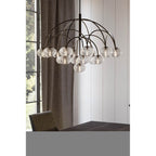 Metropolitan Lighting N3509-860 Dark Bronze Lenora 47.75'' 19-light Chandelier Image 3