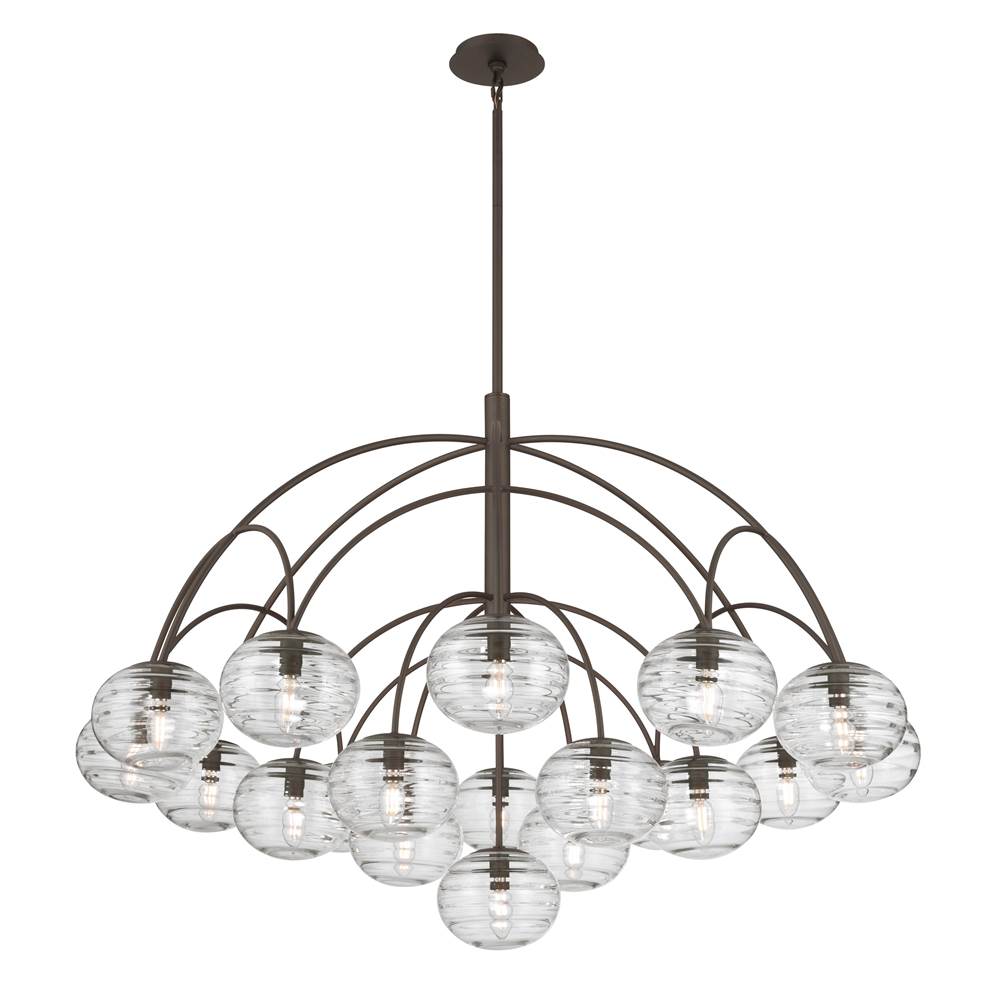 Metropolitan Lighting N3509-860 Dark Bronze Lenora 47.75'' 19-light Chandelier Image 1