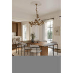 Metropolitan Lighting N3527-736 Weathered Gold Seraphine 60'' 11-light Linear Chandelier Image 4