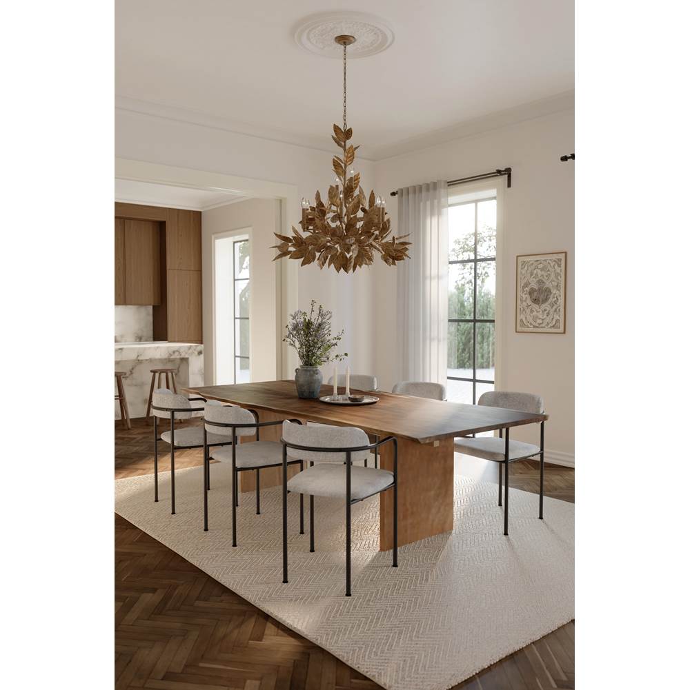 Metropolitan Lighting N3528-736 Weathered Gold Seraphine 40'' 11-light Chandelier Image 4