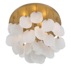 Metropolitan Lighting N3675-732 Legacy Brass Velisse 23.75'' 5-light Flush Mount Image 5