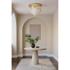 Metropolitan Lighting N3675-732 Legacy Brass Velisse 23.75'' 5-light Flush Mount Image 4