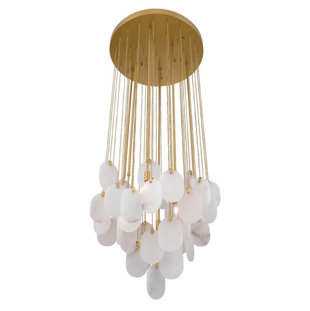 Metropolitan Lighting N3676-732 Legacy Brass Velisse 27.5'' 6-light Pendant Image 7
