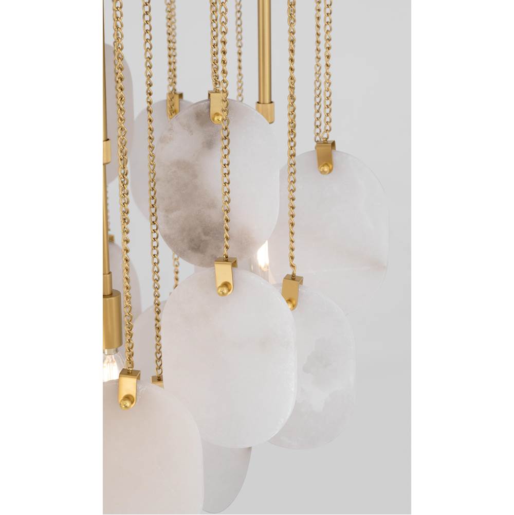 Metropolitan Lighting N3676-732 Legacy Brass Velisse 27.5'' 6-light Pendant Image 6