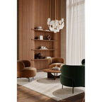 Metropolitan Lighting N3676-732 Legacy Brass Velisse 27.5'' 6-light Pendant Image 4