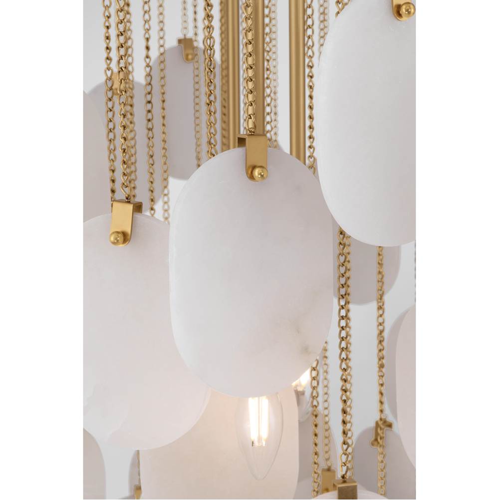 Metropolitan Lighting N3678-732 Legacy Brass Velisse 35.5'' 8-light Pendant Image 6