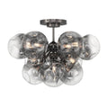 Metropolitan Lighting Neveh 12 Light Semi Flush
