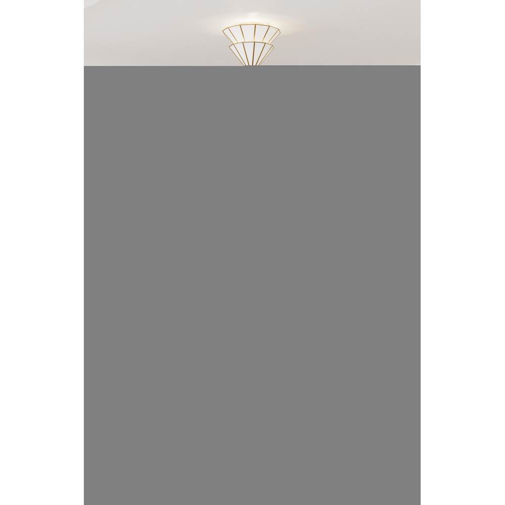 Metropolitan Lighting N5624-732 Legacy Brass Jaxen 17.75'' 3-light Semi-flush Mount Image 4