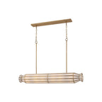Metropolitan Lighting N5626-732 Legacy Brass Jaxen 48'' 6-light Linear Chandelier Image 5
