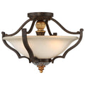 Metropolitan Lighting Chateau Nobles 3 Light Semi Flush