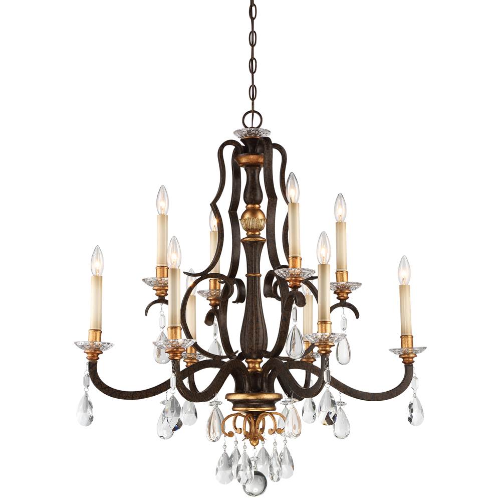 Metropolitan Lighting Chateau Nobles 10 Light Chandelier